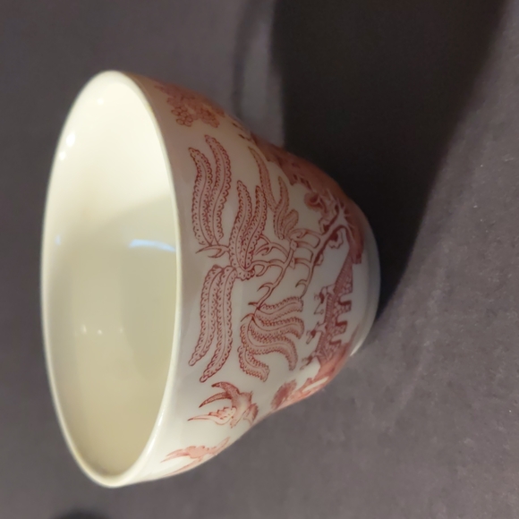 Vintage Churchill Rosa Red Willow orphan coffee cup England - Picture 3 of 5